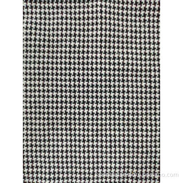 Classic check designs T/C double jacquard knit fabric